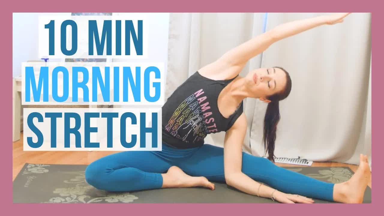 10 min morning yoga full body stretch - yoga without props