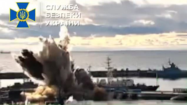 Ukraine says it struck Russian submarine in Novorossiysk