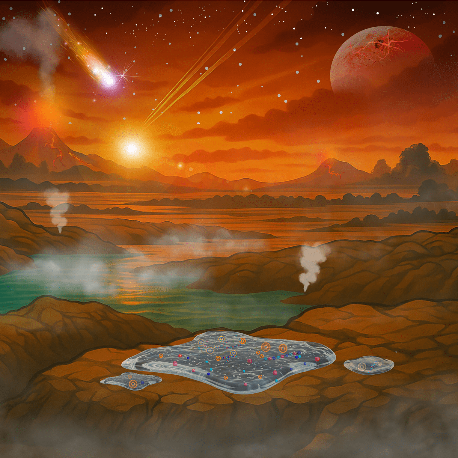 Life may have begun in sticky gels long before the first cells formed