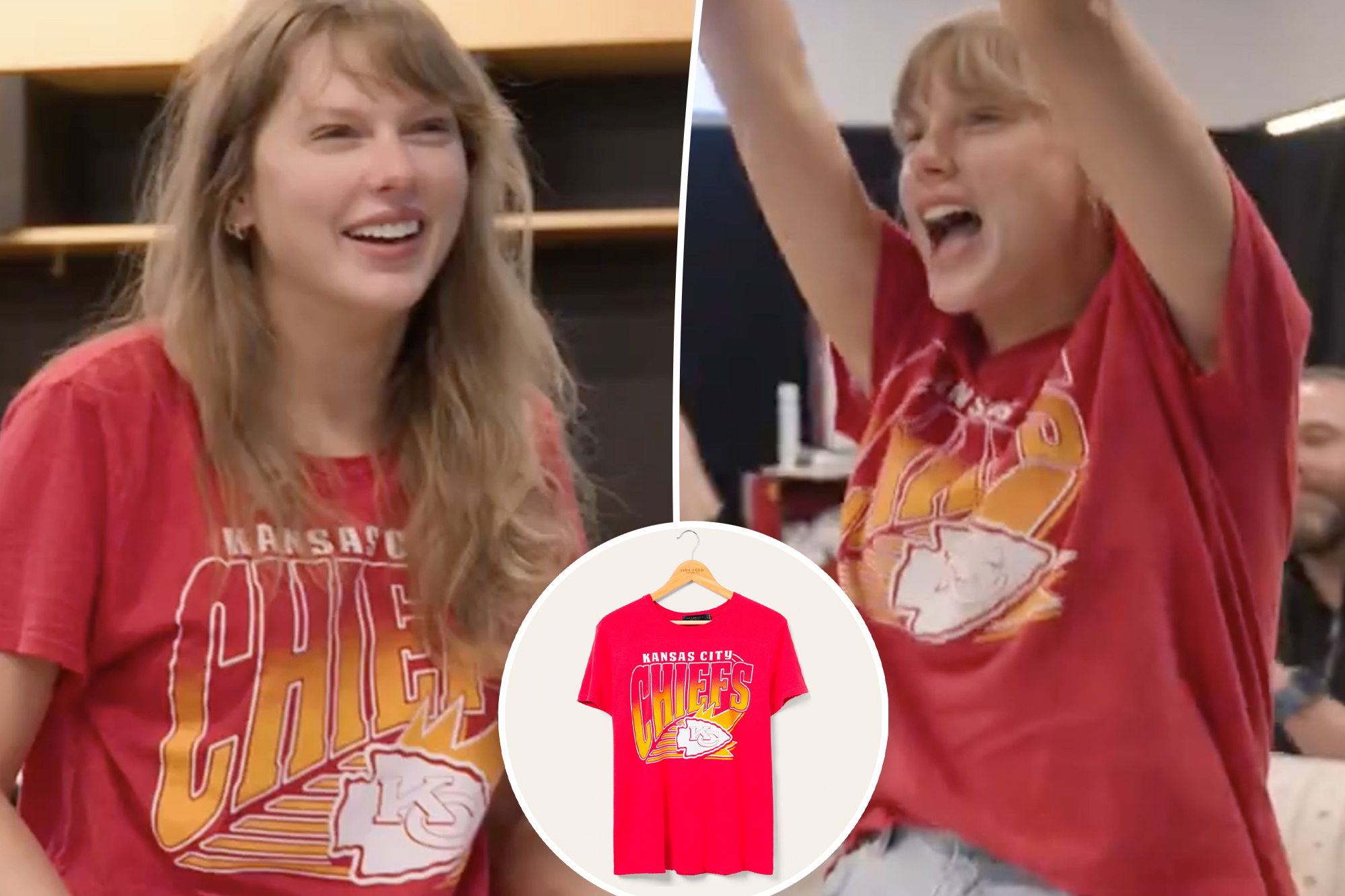 Taylor Swift’s retro-cool Kansas City Chiefs tee is finally back in stock