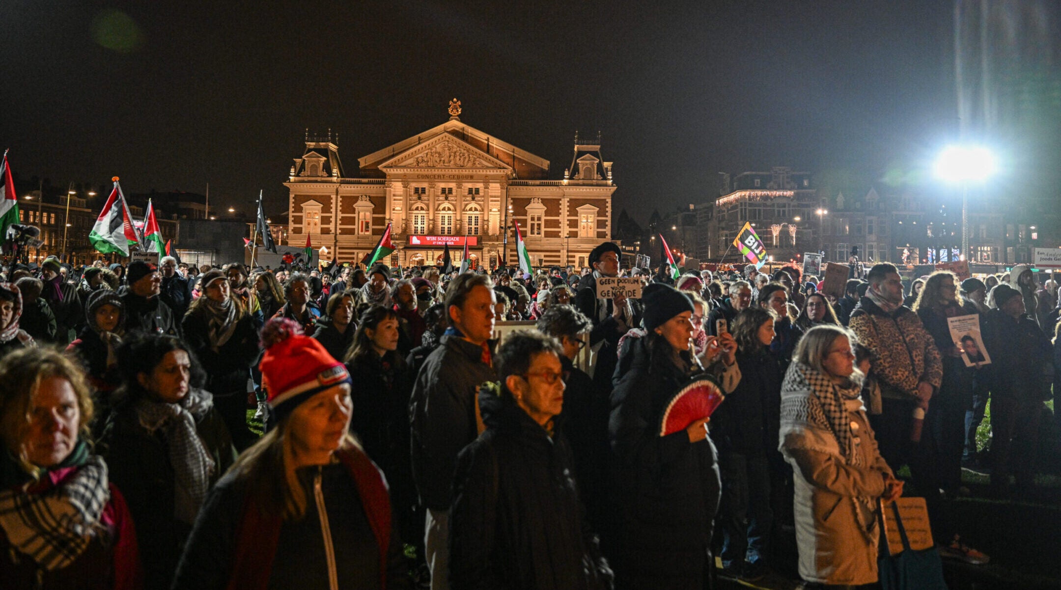 22 arrested in Amsterdam protest over contentious Hanukkah concert ...