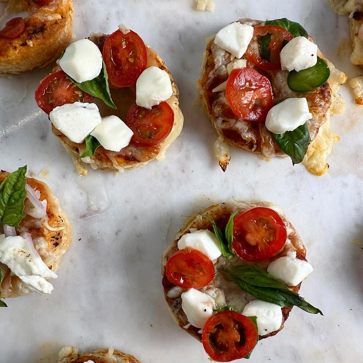 Elise Jesse's holiday pizza wreaths