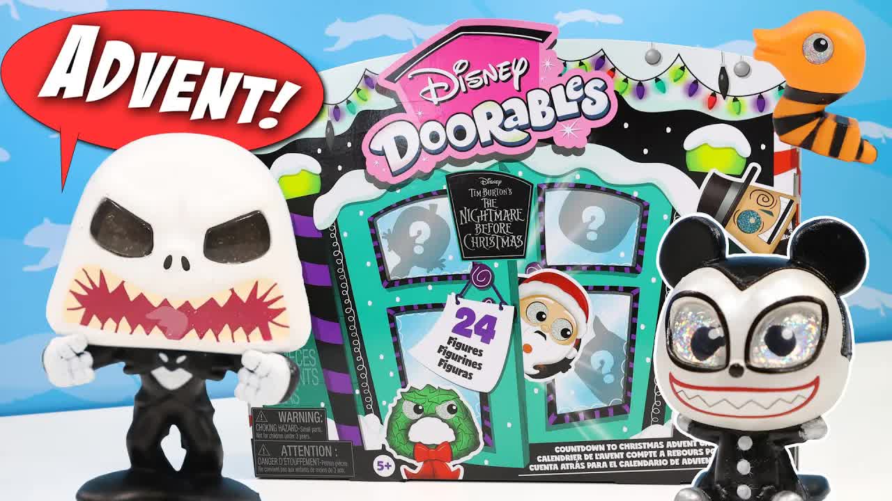 Nightmare Before Christmas Advent 2025 Calendar Spooky Doorables! Review