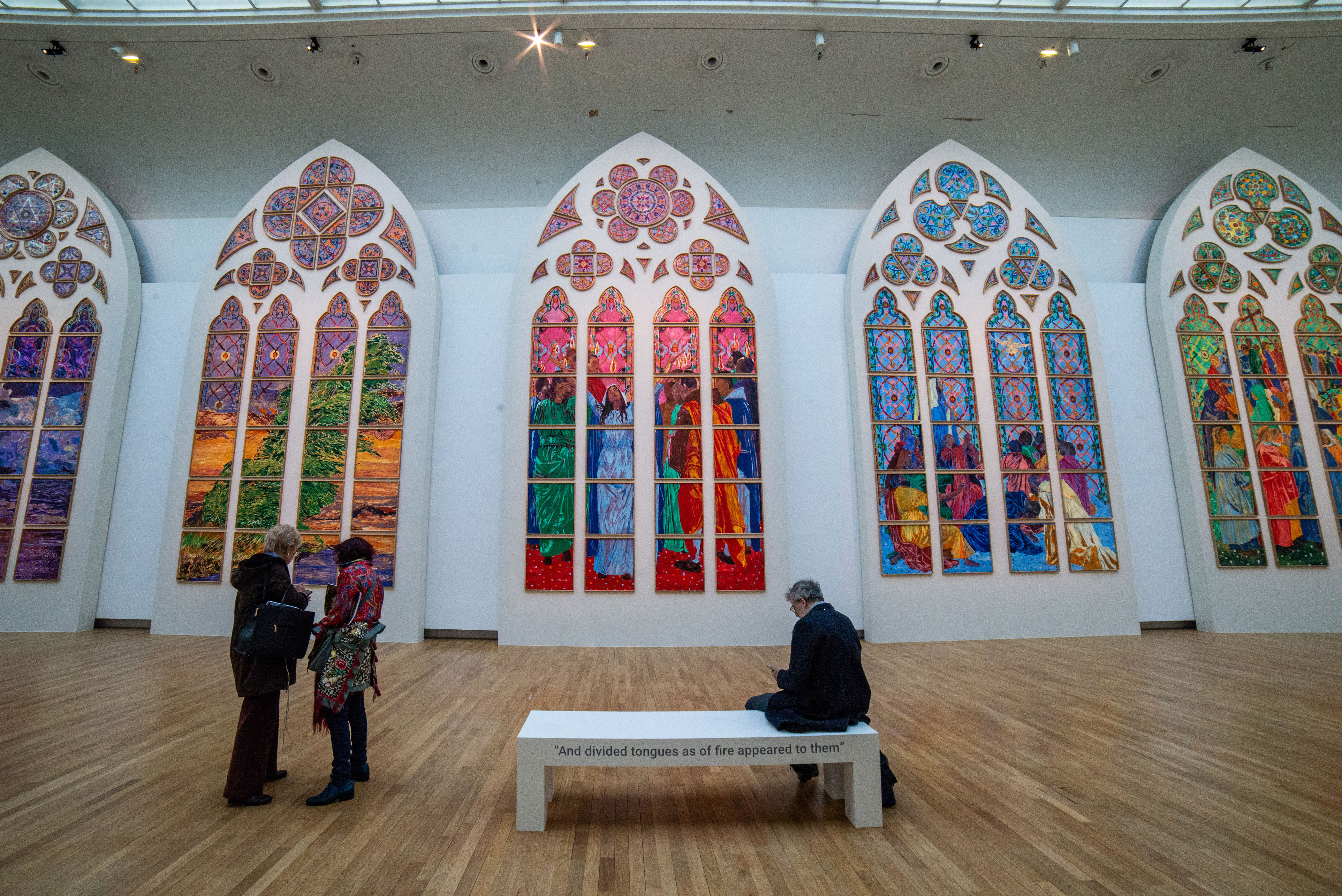 Notre-Dame Cathedral’s controversial new stained glass window designs ...