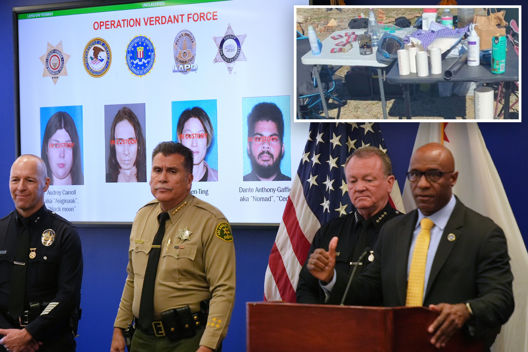 Far-left extremists who allegedly planned LA New Year’s Eve terror ...