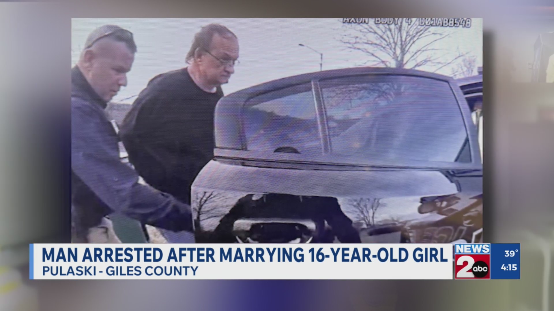 Tennessee man arrested after marrying teenage girl