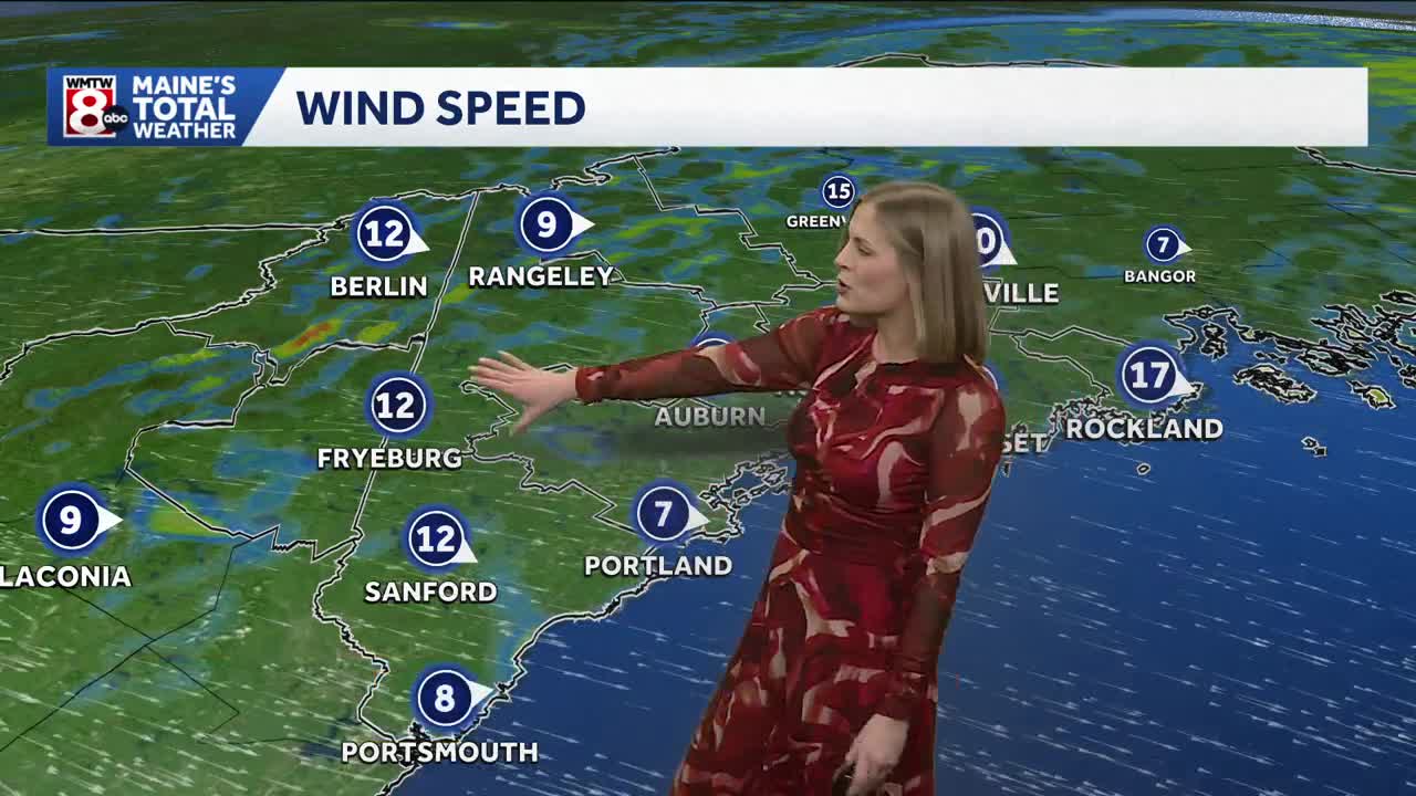 Winds ease overnight