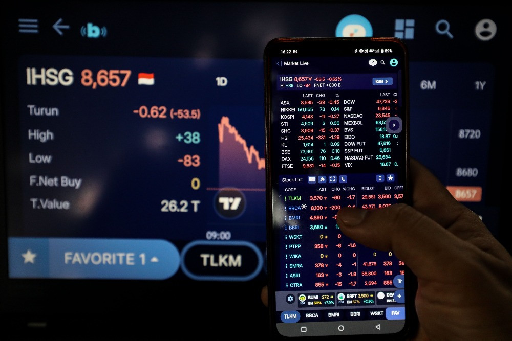 IHSG Berpotensi Turun, Cek Rekomendasi Saham AADI, BRPT, ISAT, dan SIDO
