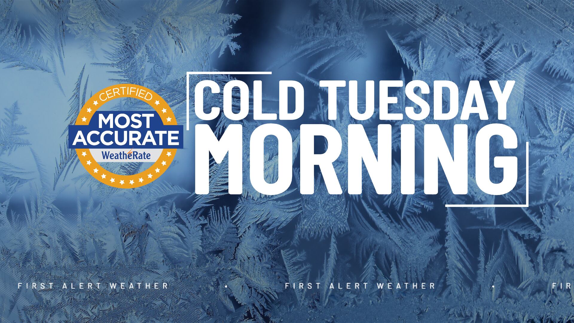 First alert: Another cold night, temperatures warming up