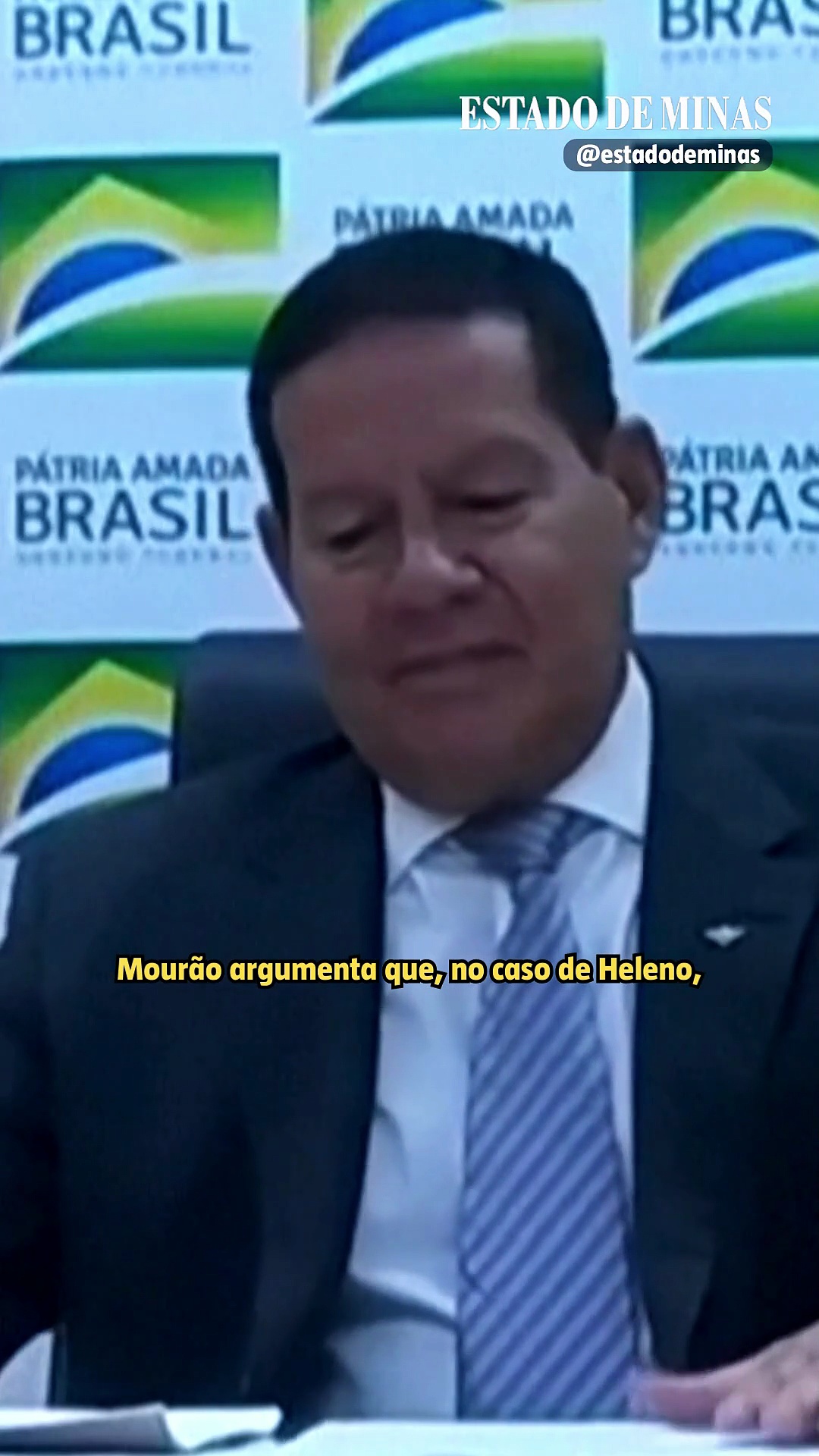 'Bolsonaro pode morrer de um dia para o outro', afirma Mourão
