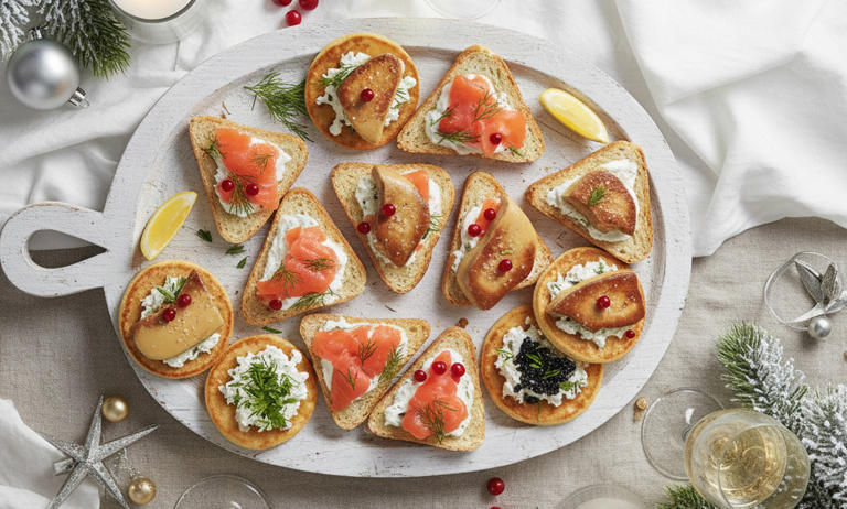 Toast et blinis pour Noël 2025 : tous nos conseils et idées de recettes ...
