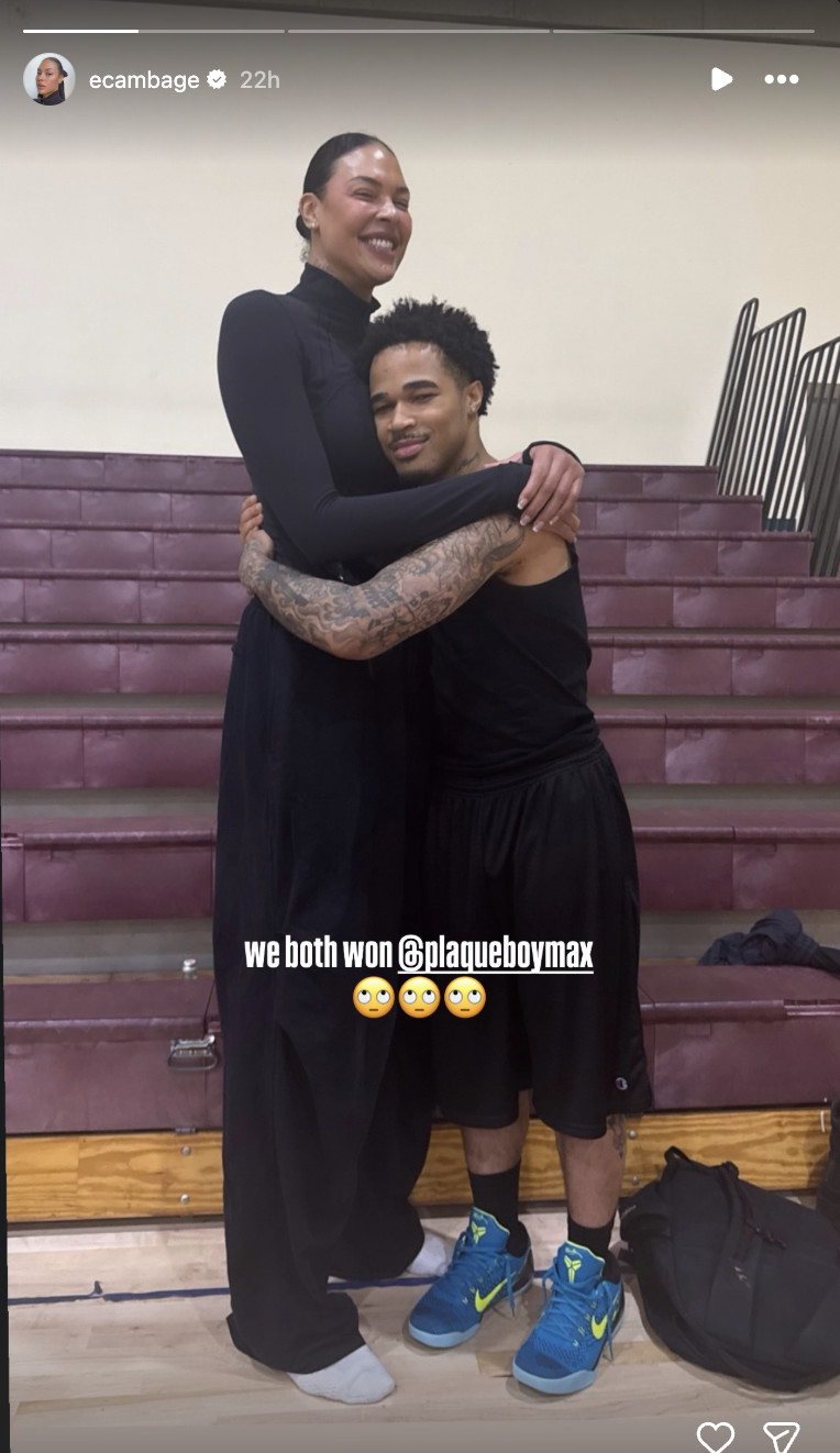 PlaqueBoyMax wins date with former WNBA star Liz Cambage after 1on1 game