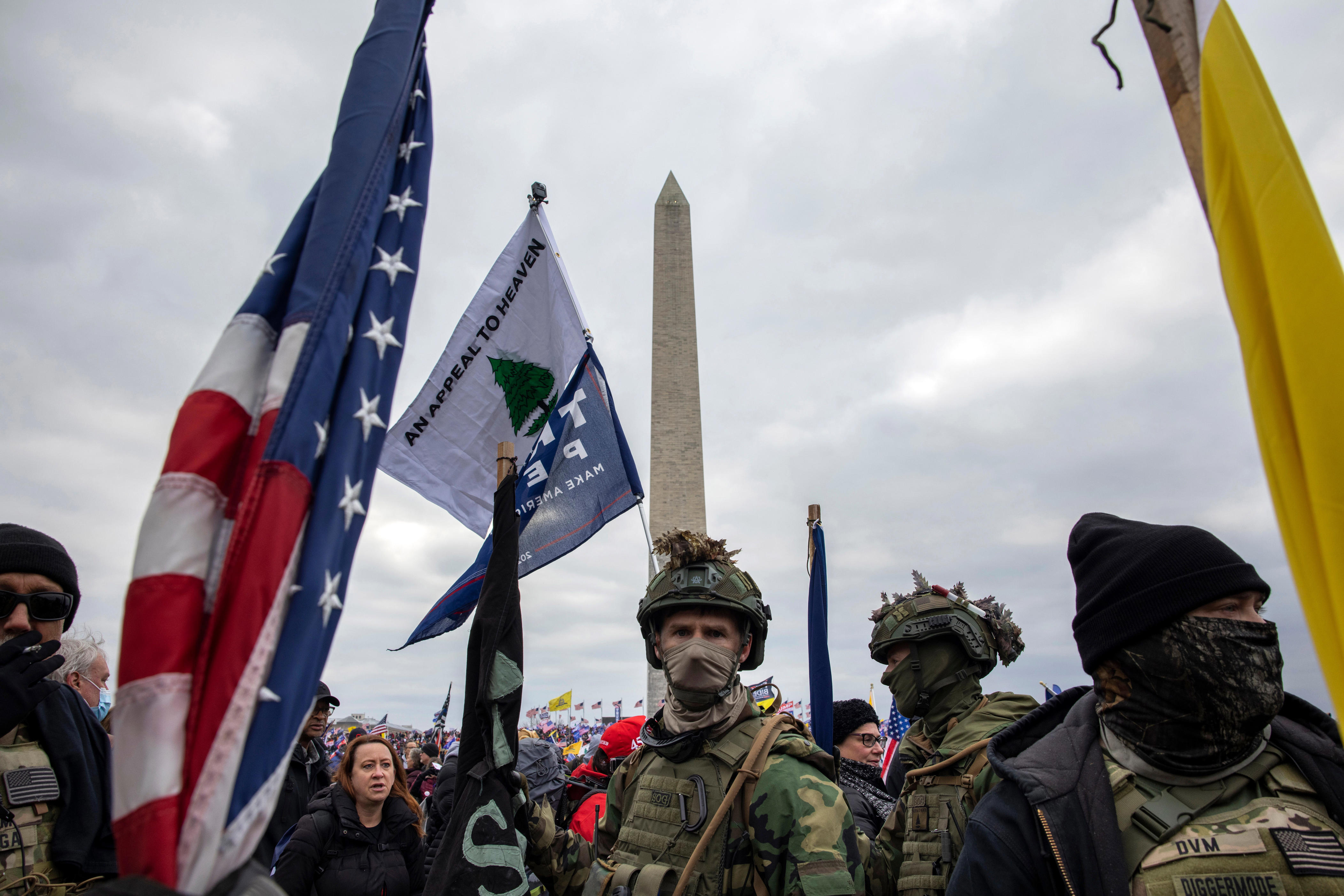 Flag linked to Christian nationalism, Jan. 6 hung at Education Dept.