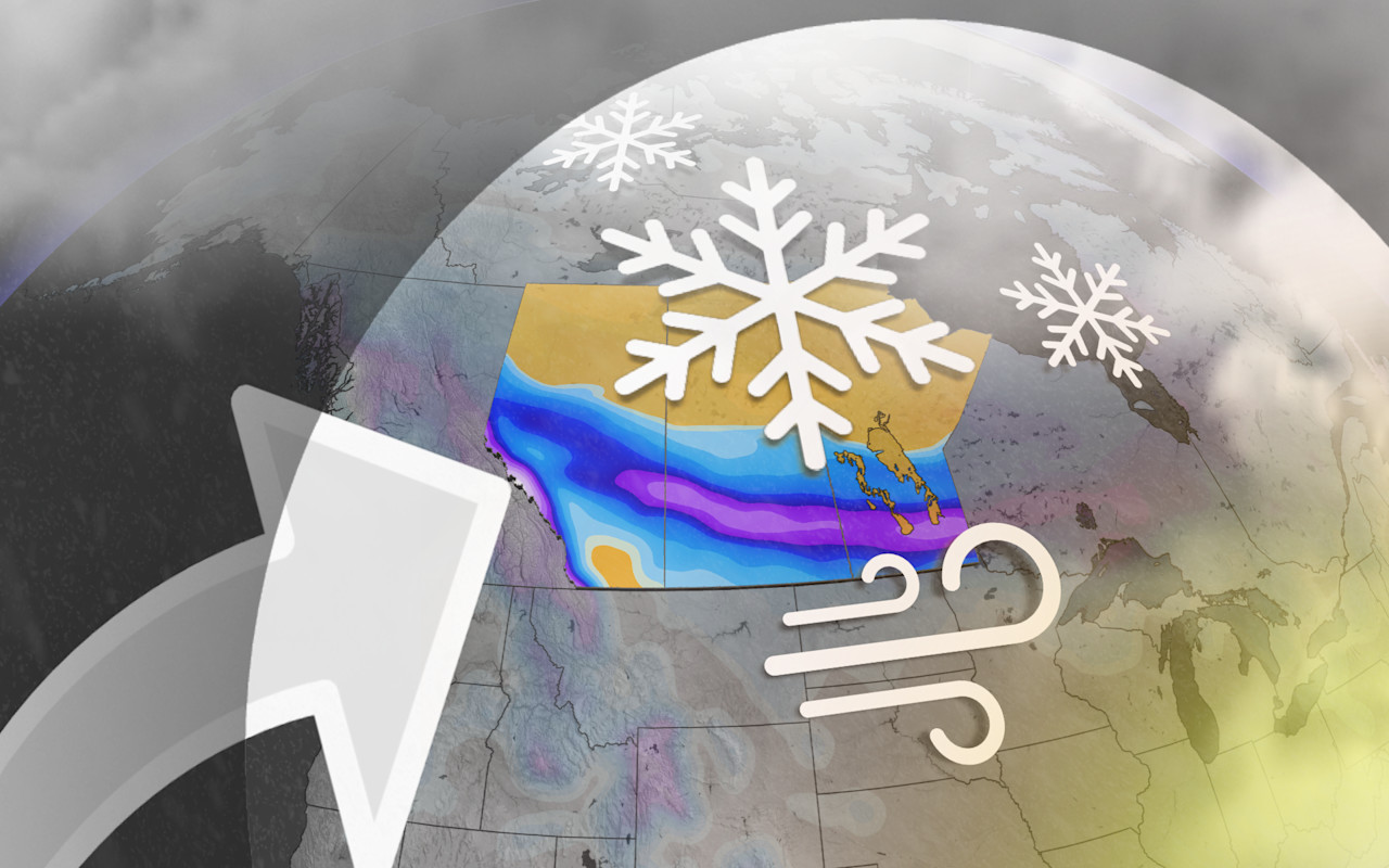 Disruptive storm threatens the Prairies with 15-30 cm of snow, intense ...