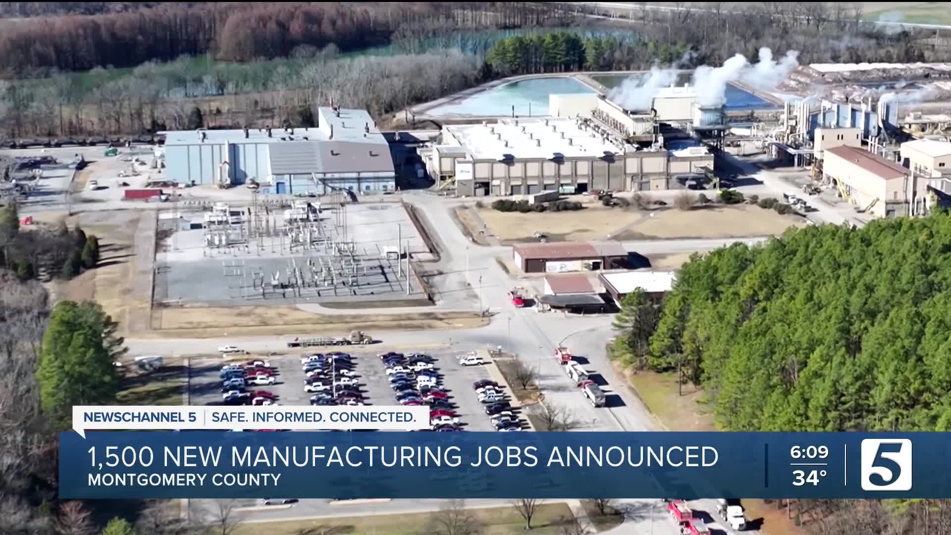 Two major manufacturing expansions bring nearly 1,500 jobs to Tennessee