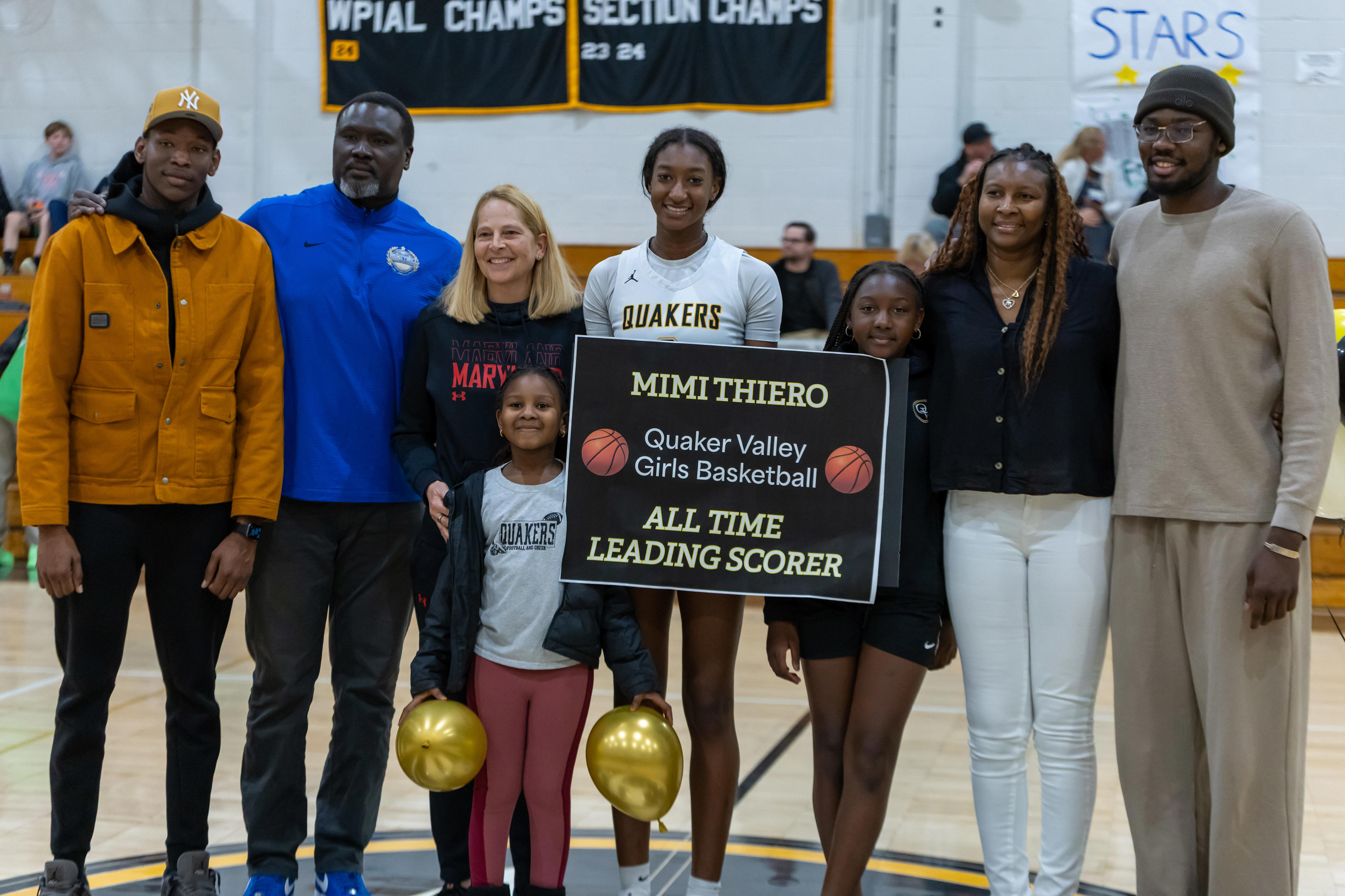 Quaker Valley forward Mimi Thiero breaks career scoring record