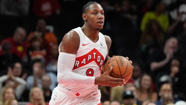 Raptors’ Jamison Battle exits vs. Pacers with ankle injury