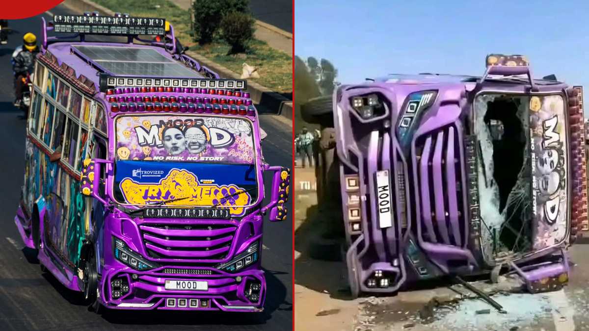George Ruto's mood in accident? Truth behind viral images of overturned ...