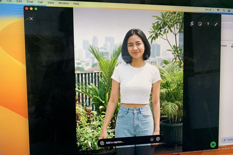 Cara membuat status WA di laptop menggunakan WhatsApp Desktop