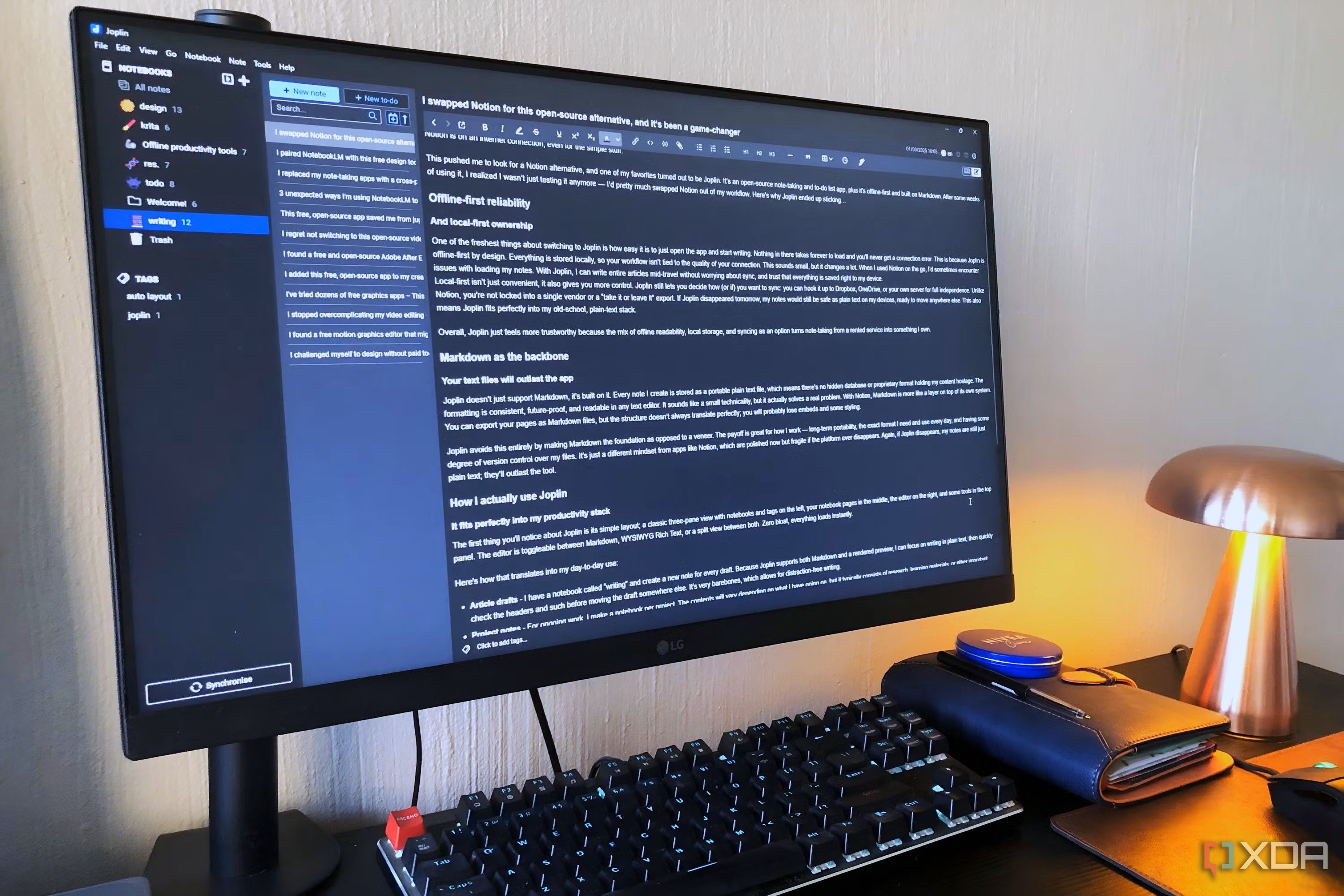 I replaced Notion and Evernote with an offline-first system, and it’s a ...