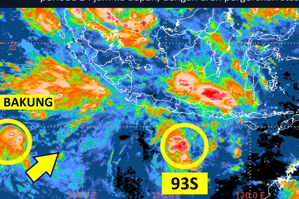 BMKG Peringatkan Siklon 95S, 93S, dan Bakung Saat Libur Nataru, Apa Itu?