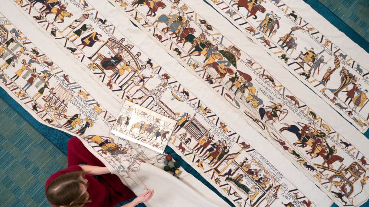 What is Bayeux Tapestry? The 1,000-year-old medieval artwork may have ...