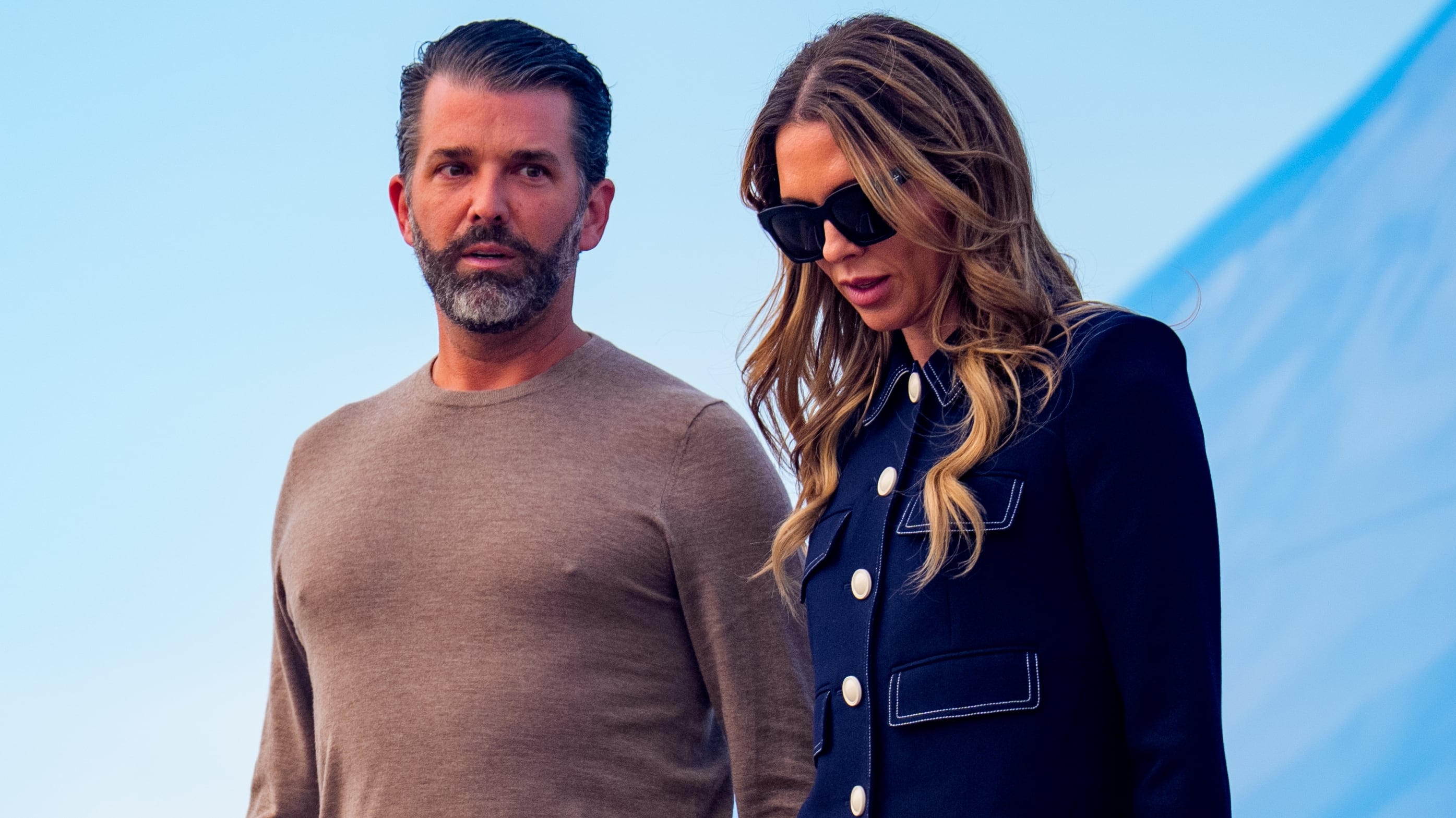 Don Jr. reveals engagement to new girlfriend in awkward speech<br><br>