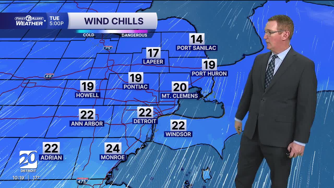 Cold tonight, warmth & wind by Thursday