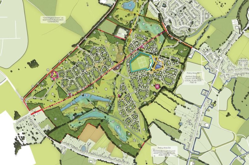 Plan for 1,000 homes, school, offices, community hall and shops for ...