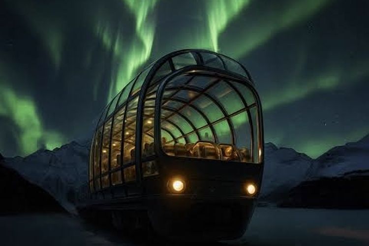 Naik Kereta Kaca Lihat Aurora di Norwegia, Ini Harganya