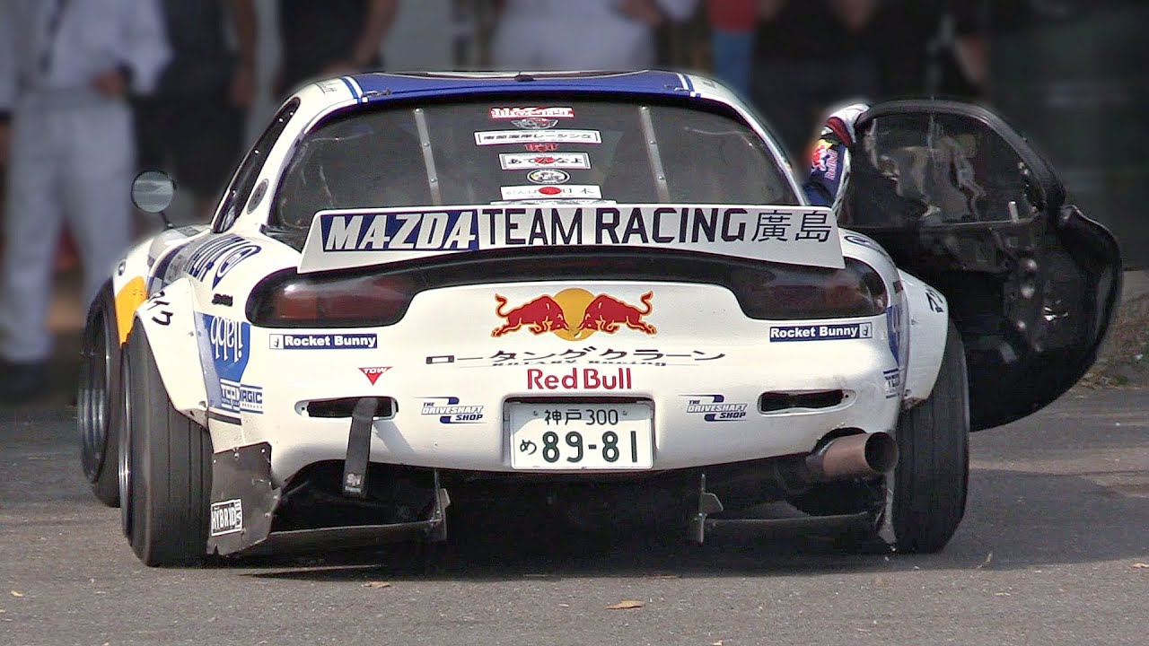 11000RPM RX-7 rotary engine screaming