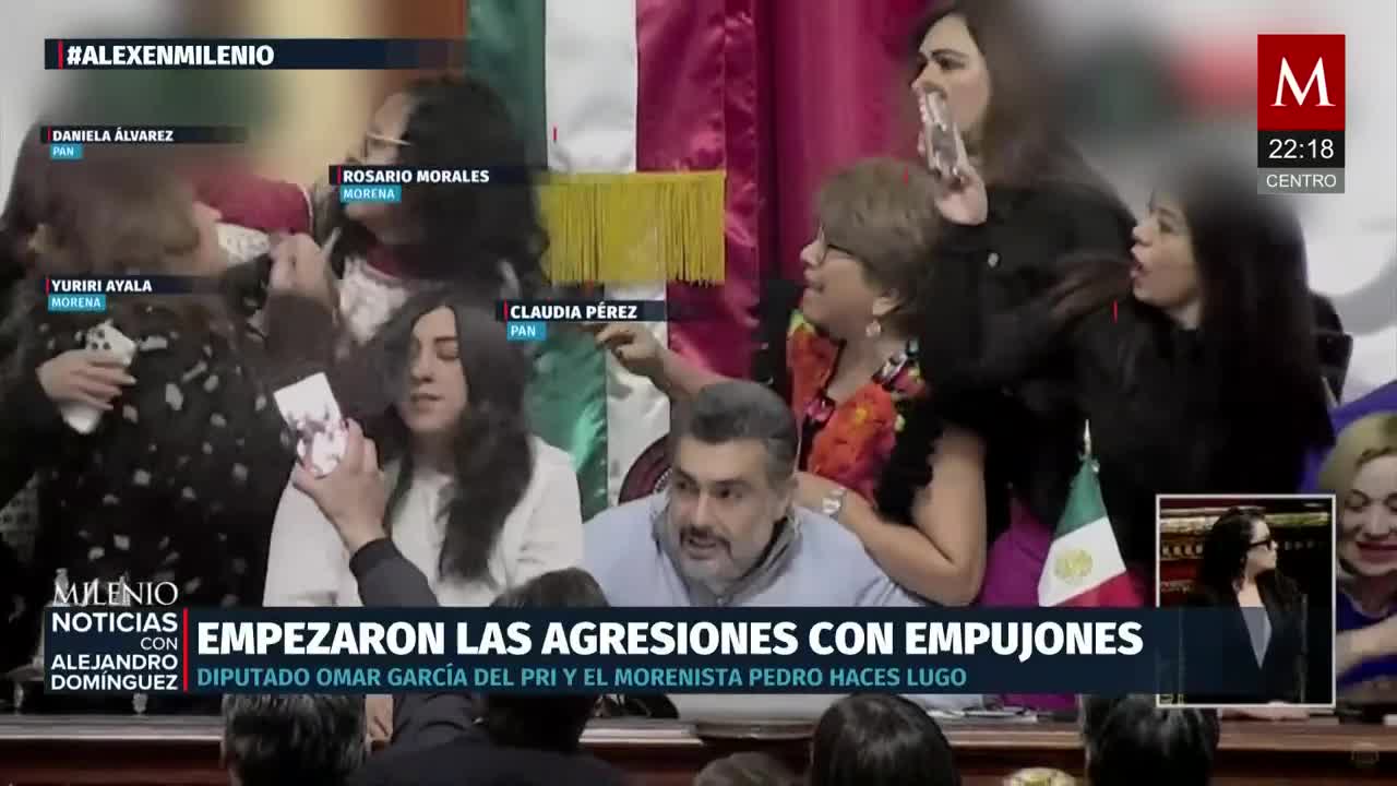 Diputadas protagonizan pelea en el Congreso de la Ciudad de México