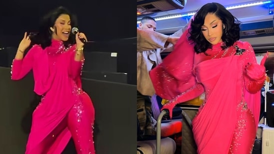 Cardi B in Gaurav Gupta goes viral during her Saudi Arabia concert