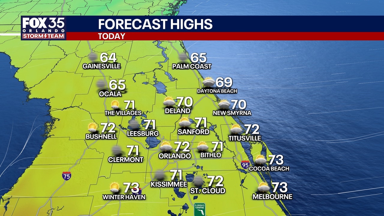 Orlando weather: Warmer temperatures set to return to Central Florida