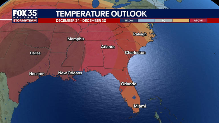 Orlando weather: Warmer temperatures set to return to Central Florida