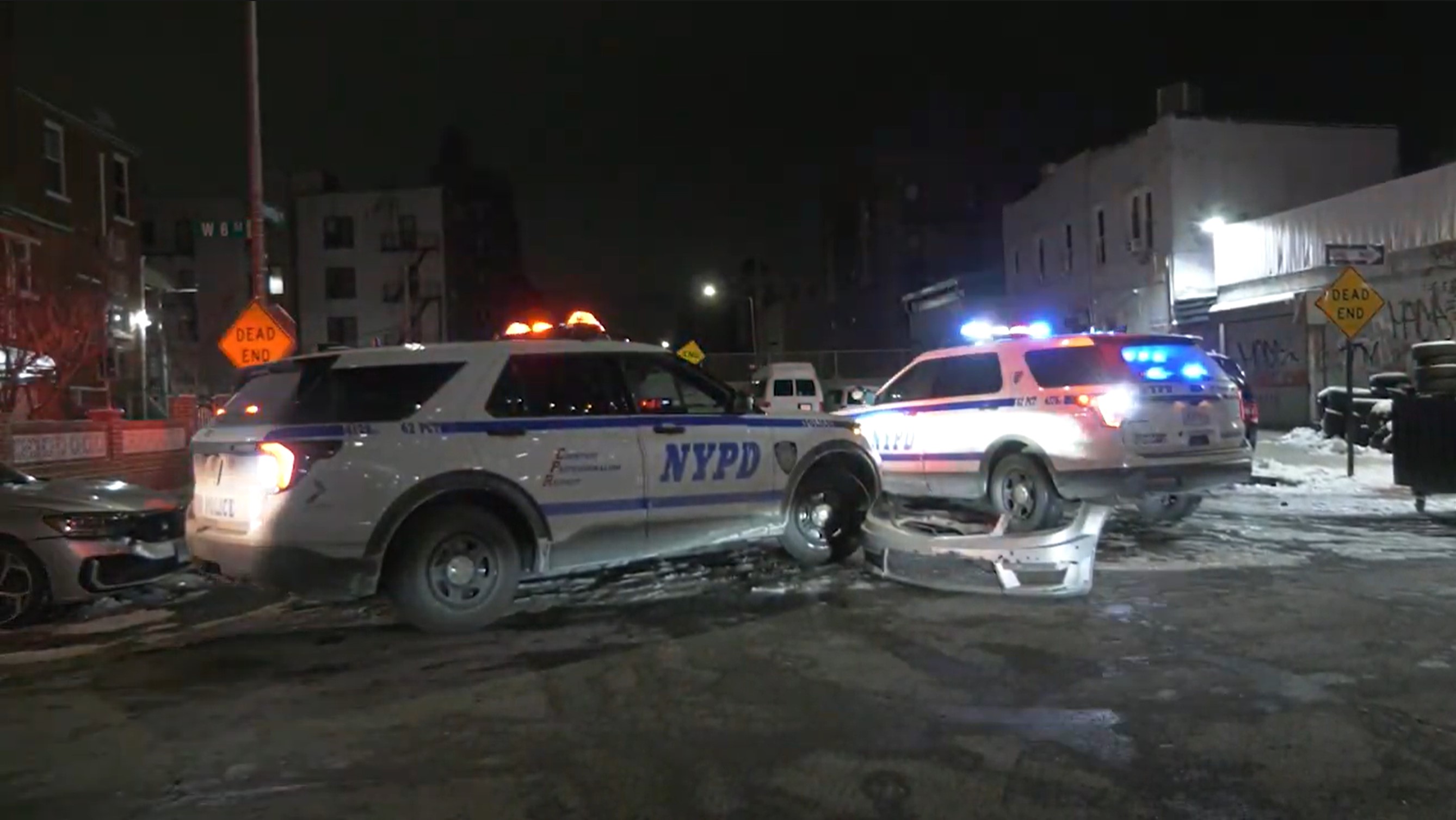 Police officer struck by driver during traffic stop in Brooklyn
