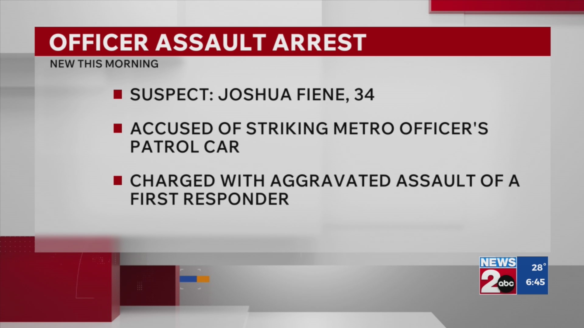 Man charged with assaulting officer in Nashville