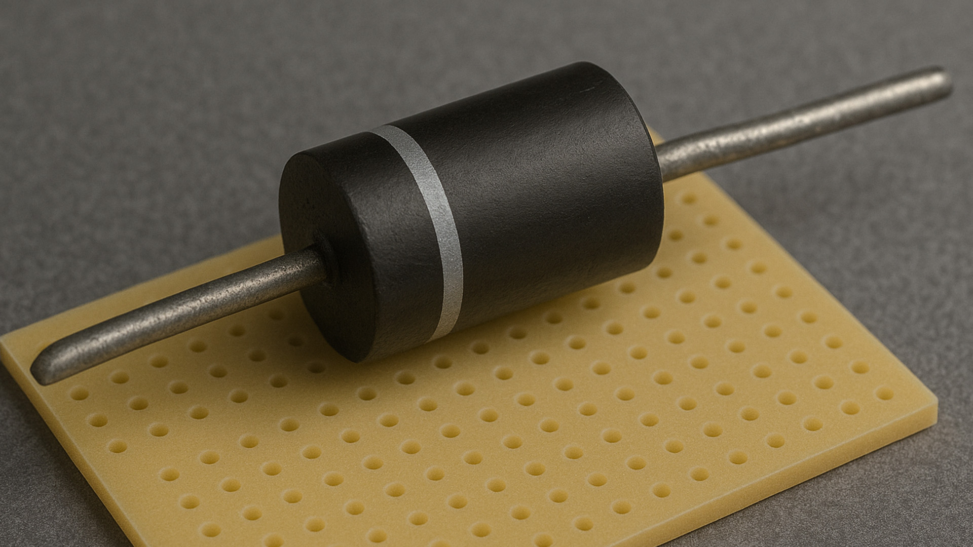 Why does a diode block current one way?