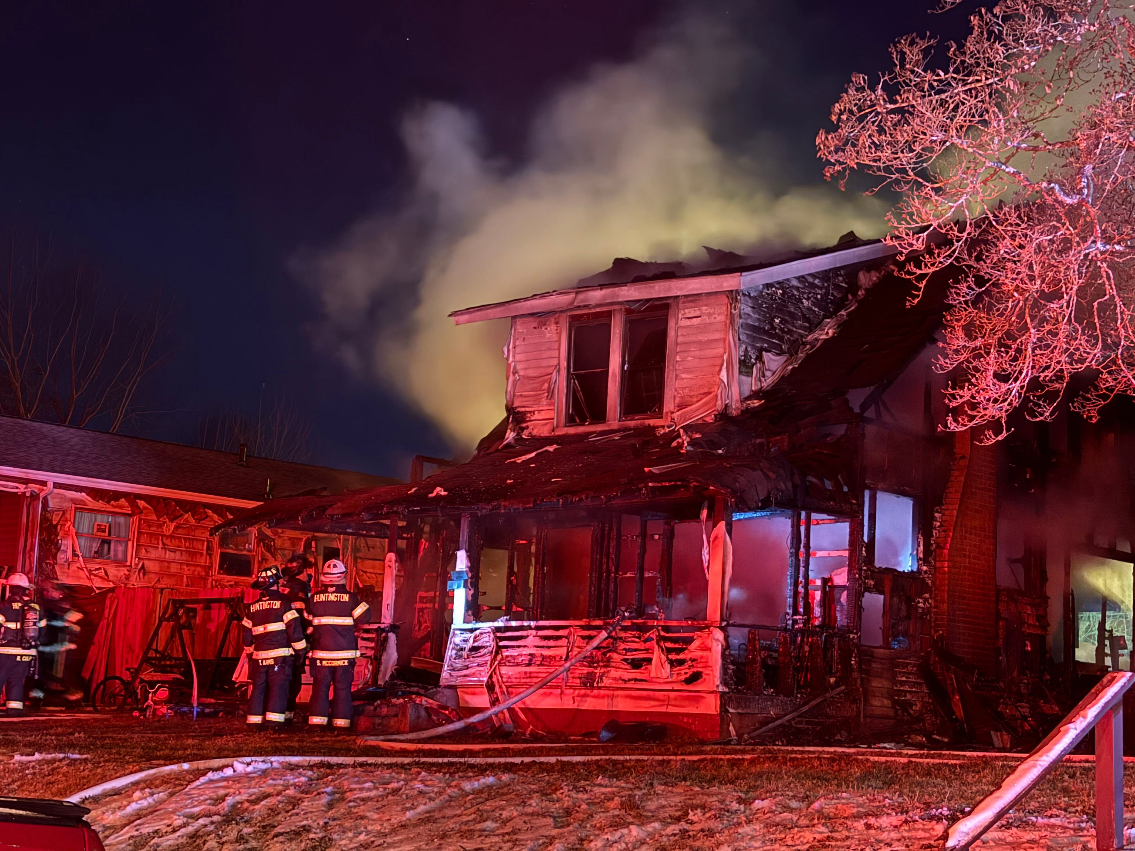 Crews battle early morning fire