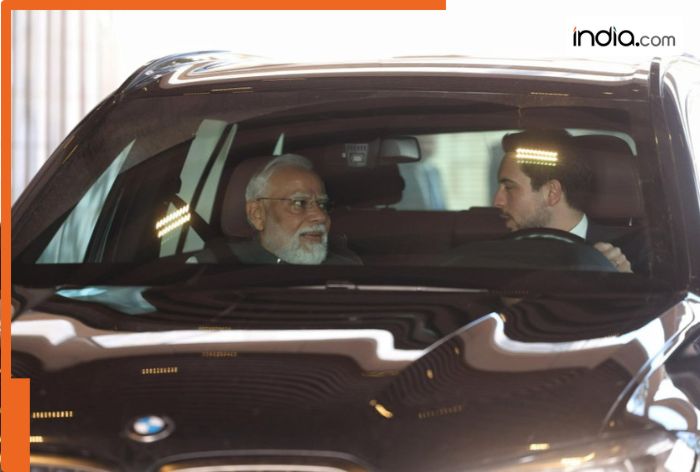 Another 'car diplomacy'? PM Modi seen riding with Crown Prince Al ...