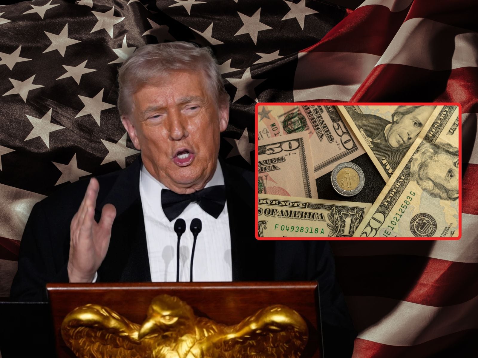 Dólar vs Peso mexicano: ¿En cuánto cotiza el tipo de cambio hoy? | Crédito: AP/Canva