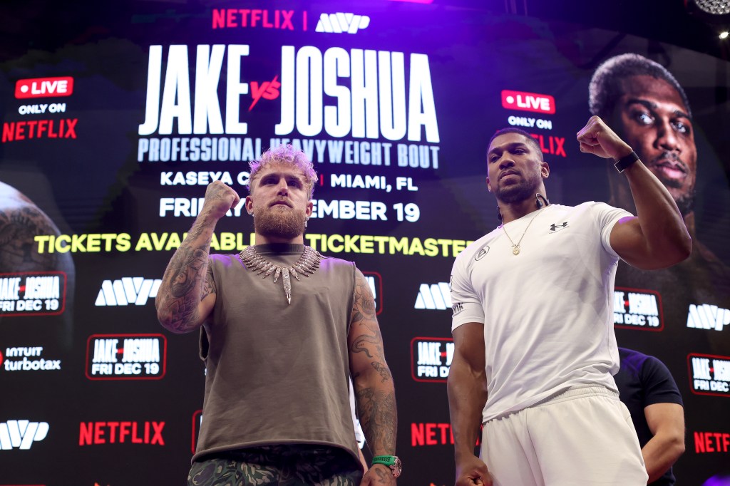 Jake Paul brands Anthony Joshua 'basic' and claims superior fight ...