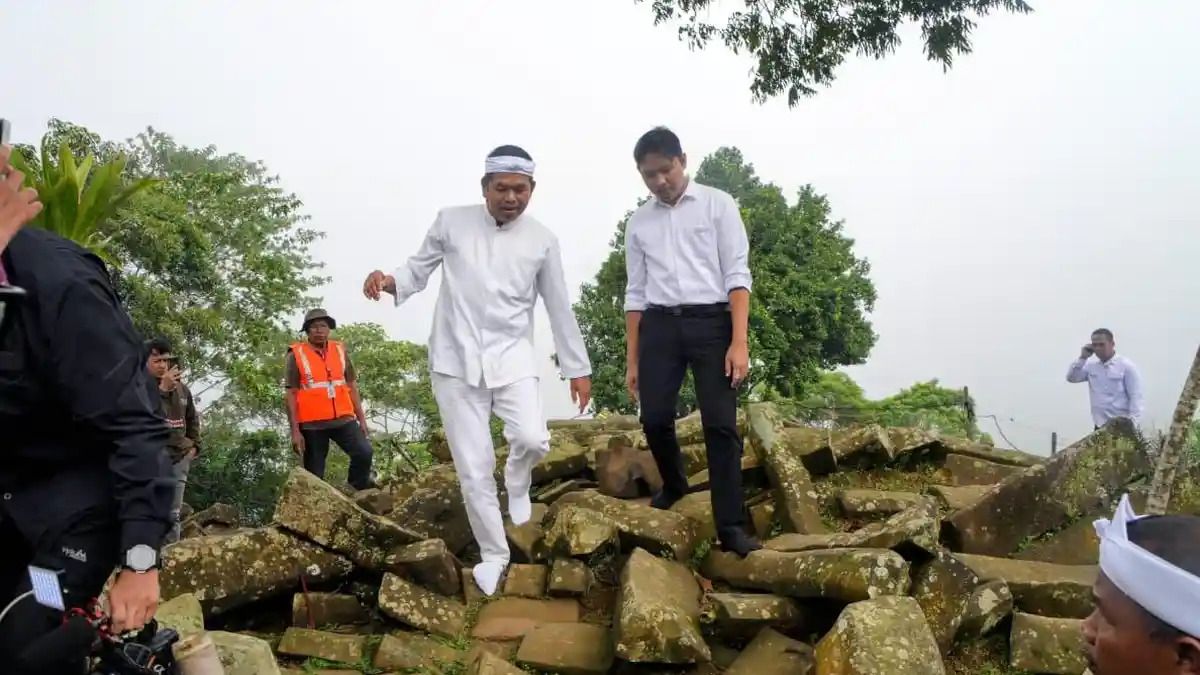 Dedi Mulyadi Kagum pada Situs Gunung Padang, Gubernur Jabar Siap Bantu Dana Pemugaran