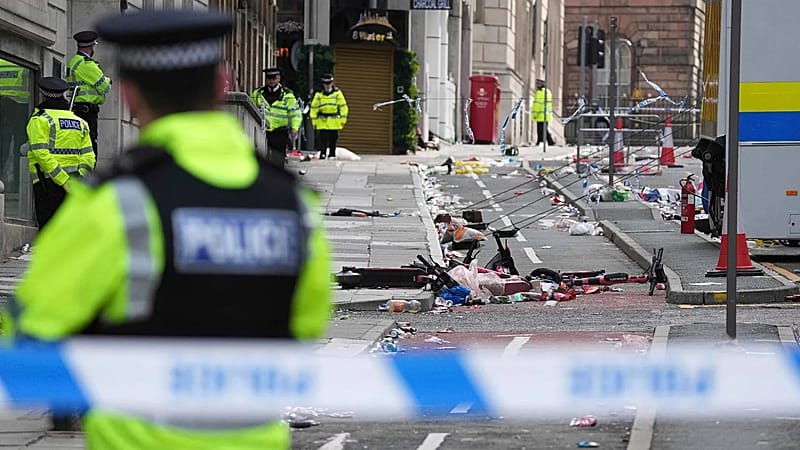 Driver who ploughed into crowd at Liverpool football parade jailed for ...