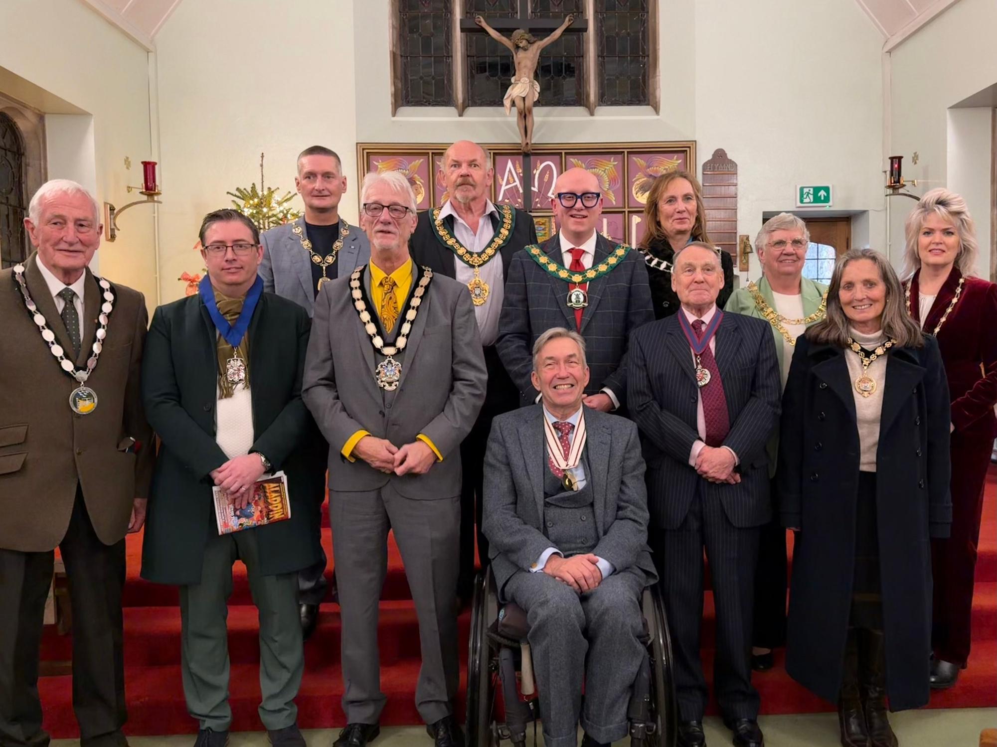 Polegate mayor hosts civic carol service at St George’s Church