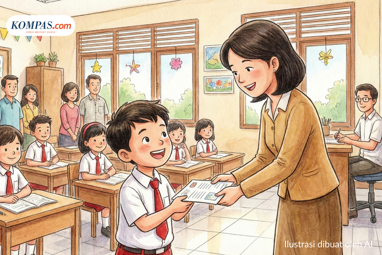 70 Contoh Catatan Wali Kelas SD Semester Ganjil, Referensi Rapor Siswa Lengkap