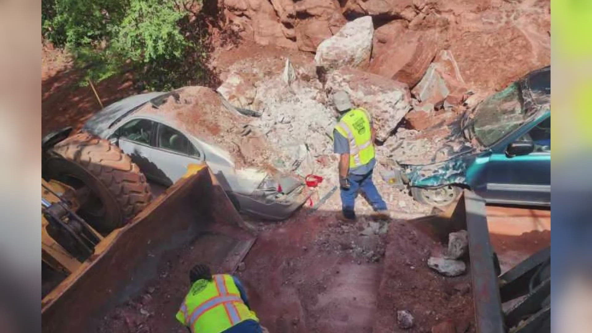 Rockfall mitigation project underway in Manitou Springs