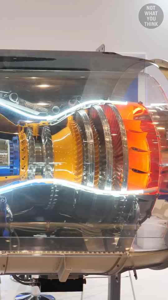 When water gets into a jet engine