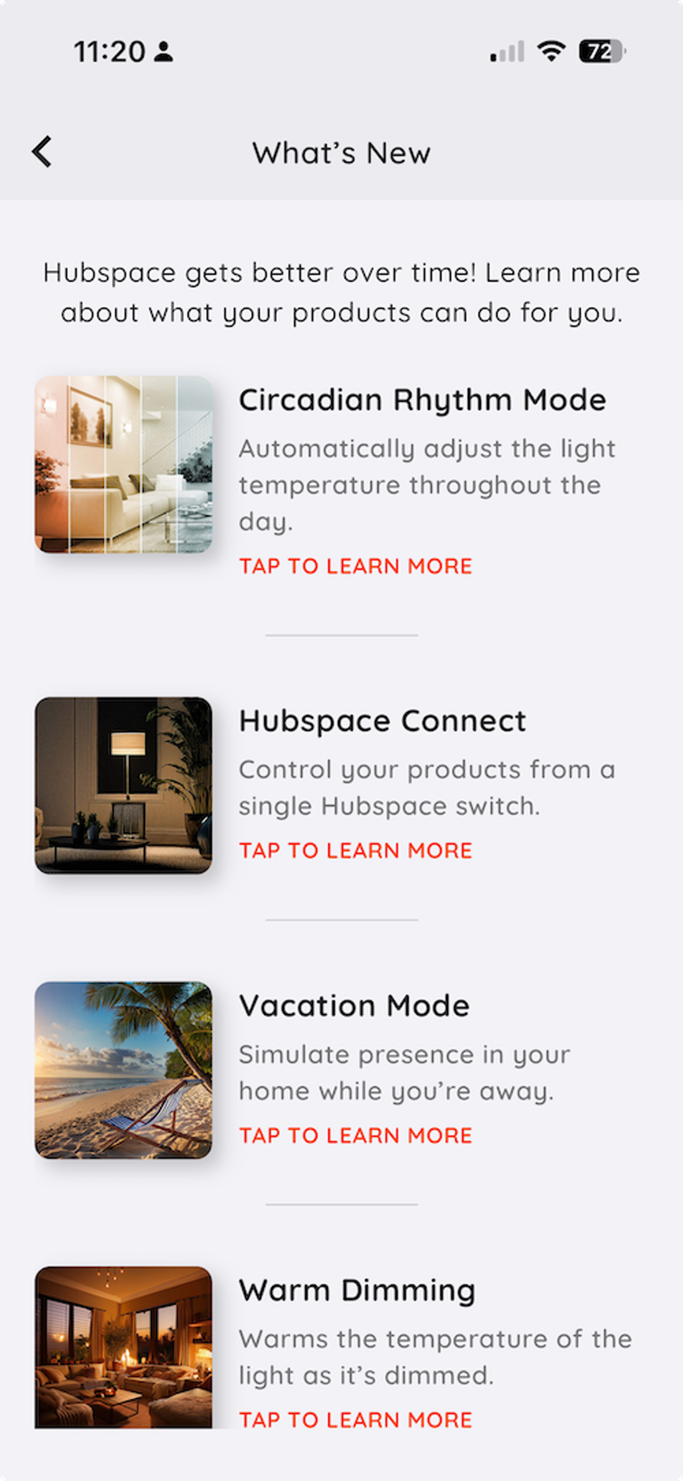 Hubspace 2.0: Smarter home control