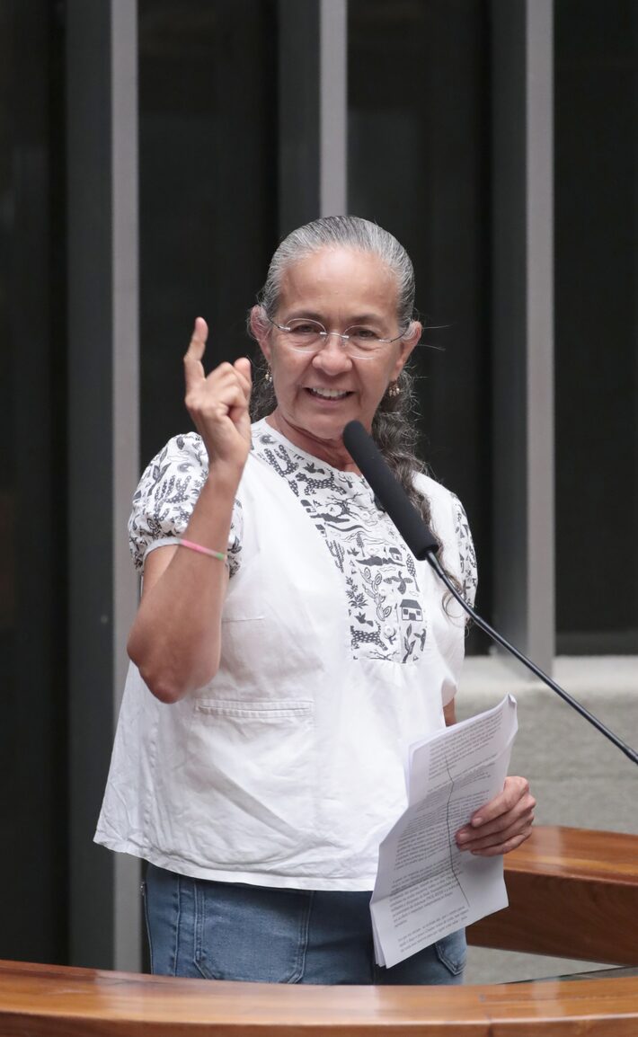 Heloísa Helena foi empossada na Câmara nesta terça-feira, 16. Foto: Bruno Spada/Câmara dos Deputados